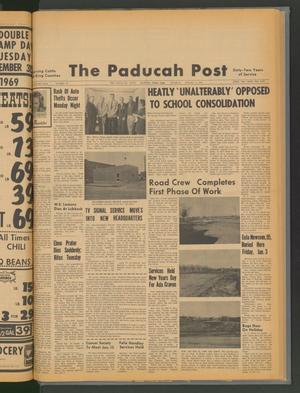 Primary view of object titled 'The Paducah Post (Paducah, Tex.), Vol. 62, No. 43, Ed. 1 Thursday, January 9, 1969'.