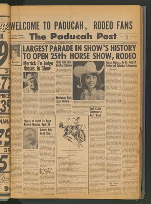The Paducah Post (Paducah, Tex.), Vol. 60, No. 5, Ed. 1 Thursday, April 20, 1967
