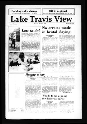 Primary view of object titled 'Lake Travis View (Austin, Tex.), Vol. 3, No. 9, Ed. 1 Thursday, April 21, 1988'.