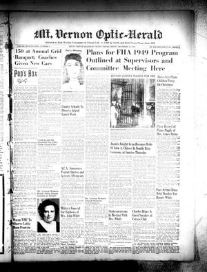 Mt. Vernon Optic-Herald (Mount Vernon, Tex.), Vol. 75, No. 8, Ed. 1 Friday, December 10, 1948