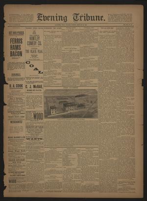 Primary view of object titled 'Evening Tribune. (Galveston, Tex.), Vol. 13, No. 80, Ed. 1 Thursday, February 23, 1893'.