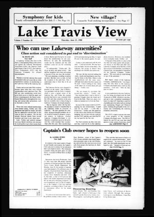 Lake Travis View (Austin, Tex.), Vol. 3, No. 18, Ed. 1 Thursday, June 23, 1988