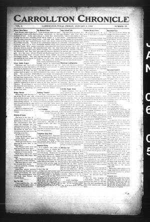 Carrollton Chronicle (Carrollton, Tex.), Vol. 1, No. 25, Ed. 1 Friday, January 6, 1905