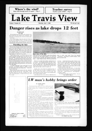 Primary view of object titled 'Lake Travis View (Austin, Tex.), Vol. 3, No. 20, Ed. 1 Thursday, July 7, 1988'.