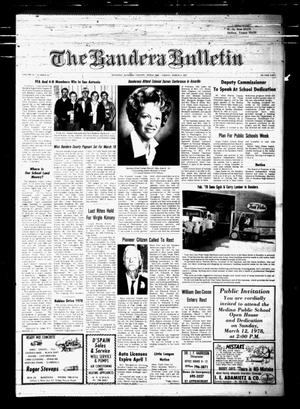 Primary view of object titled 'The Bandera Bulletin (Bandera, Tex.), Vol. 33, No. 40, Ed. 1 Friday, March 3, 1978'.