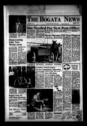 Primary view of object titled 'The Bogata News (Bogata, Tex.), Vol. 74, No. 23, Ed. 1 Thursday, March 29, 1984'.