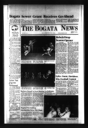 Primary view of object titled 'The Bogata News (Bogata, Tex.), Vol. 74, No. 47, Ed. 1 Thursday, September 13, 1984'.