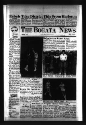 Primary view of object titled 'The Bogata News (Bogata, Tex.), Vol. 74, No. 18, Ed. 1 Thursday, February 21, 1985'.