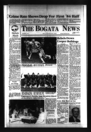 Primary view of object titled 'The Bogata News (Bogata, Tex.), Vol. 74, No. 48, Ed. 1 Thursday, September 20, 1984'.