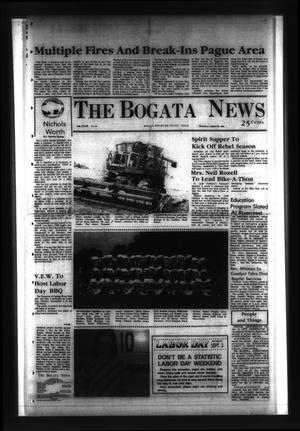 Primary view of object titled 'The Bogata News (Bogata, Tex.), Vol. 74, No. 45, Ed. 1 Thursday, August 30, 1984'.