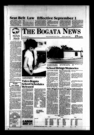 Primary view of object titled 'The Bogata News (Bogata, Tex.), Vol. 74, No. 45, Ed. 1 Thursday, August 29, 1985'.