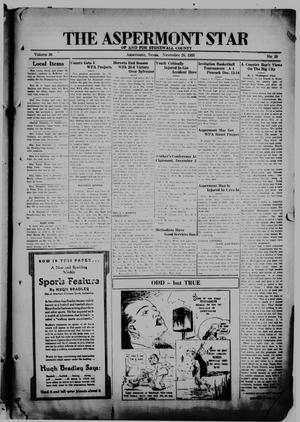 The Aspermont Star (Aspermont, Tex.), Vol. 38, No. 20, Ed. 1  Thursday, November 28, 1935