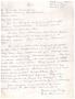 Letter: [Letter from Bill Snowden to Truett Latimer, March 1, 1961]