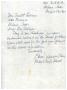 Letter: [Letter from Odell Johnson to Truett Latimer, August 29, 1961]
