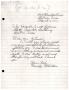 Letter: [Letter from Randy Gladder to Truett Latimer, March 7, 1959]