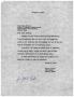 Primary view of [Letter from Truett Latimer to Penn Jackson, November 5, 1960]