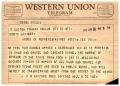 Primary view of [Telegram from P. W. Gifford to Truett Latimer, June 25, 1959]
