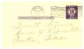 Thumbnail image of item number 2 in: '[Postcard from Mrs. Regina Smith to Truett Latimer, May 8, 1961]'.