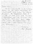 Letter: [Letter from Jan Hampton to Truett Latimer, March 19, 1961]