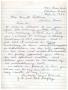 Primary view of [Letter from Mr. and Mrs. J. E. Bagley to Truett Latimer, February 2, 1960]