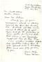 Thumbnail image of item number 1 in: '[Letter from Eloise Norman to Truett Latimer, February 26, 1961]'.