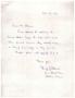 Letter: [Letter from Henry J. Strauss to Truett Latimer, February 22, 1961]