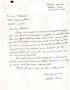 Letter: [Letter from Bobbie Clack to Truett Latimer, February 17, 1959]