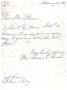 Letter: [Letter from Mrs. Bonnie O. Nowlin to Truett Latimer, February 28, 19…