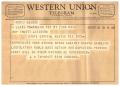 Thumbnail image of item number 1 in: '[Telegram from L. H. Tapscott, March 21, 1961]'.