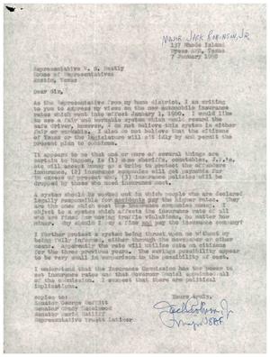 [Letter from Jack Robinson, Jr. to W. S. Heatly, January 7, 1960]