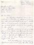 Letter: [Letter from Mrs. Phyllis Bull to Truett Latimer, March 24, 1959]