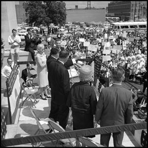 [Hubert Humphrey Rally in Front of Wichita County Courthouse]