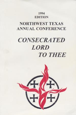 Primary view of object titled 'Journal of the Northwest Texas Annual Conference, the United Methodist Church: 1994'.