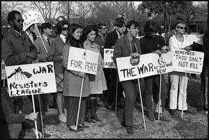 [Vietnam Protesters Holding Signs]