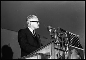 [Closeup of Barry Goldwater at Podium]