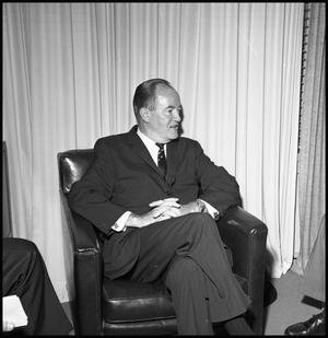 [Hubert Humphrey, Seated in a Chair]