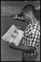 Thumbnail image of item number 1 in: '[Football Player With Newspaper]'.