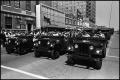 Photograph: [Army Jeeps on Parade]