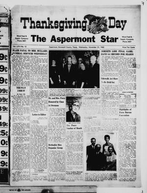 The Aspermont Star (Aspermont, Tex.), Vol. 65, No. 12, Ed. 1  Wednesday, November 21, 1962