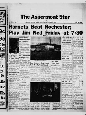 The Aspermont Star (Aspermont, Tex.), Vol. 66, No. 5, Ed. 1  Thursday, October 3, 1963