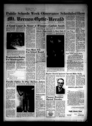 Mt. Vernon Optic-Herald (Mount Vernon, Tex.), Vol. 98, No. 24, Ed. 1 Thursday, March 1, 1973