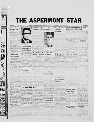 The Aspermont Star (Aspermont, Tex.), Vol. 67, No. 29, Ed. 1  Thursday, March 18, 1965