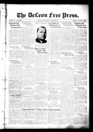 The DeLeon Free Press. (De Leon, Tex.), Vol. 46, No. 10, Ed. 1 Friday, August 28, 1936