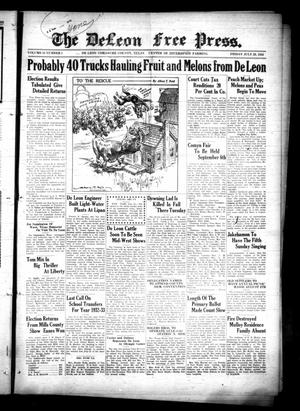The DeLeon Free Press. (De Leon, Tex.), Vol. 43, No. 5, Ed. 1 Friday, July 29, 1932