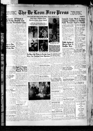Primary view of object titled 'The De Leon Free Press (De Leon, Tex.), Vol. 59, No. 31, Ed. 1 Friday, January 20, 1950'.