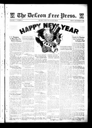 The DeLeon Free Press. (De Leon, Tex.), Vol. 45, No. 27, Ed. 1 Friday, December 27, 1935