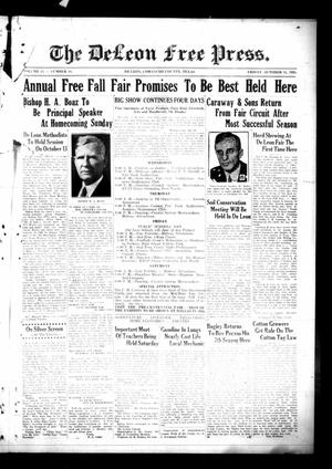 The DeLeon Free Press. (De Leon, Tex.), Vol. 45, No. 16, Ed. 1 Friday, October 11, 1935