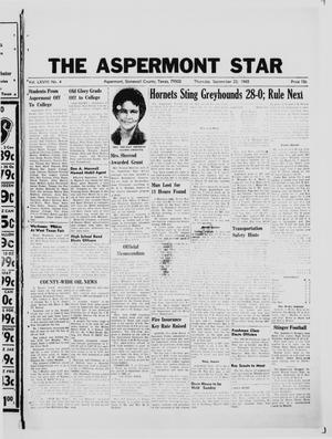 Primary view of object titled 'The Aspermont Star (Aspermont, Tex.), Vol. 68, No. 4, Ed. 1  Thursday, September 23, 1965'.
