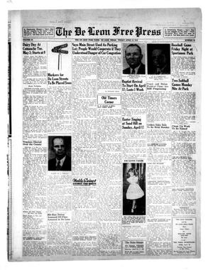 Primary view of object titled 'The De Leon Free Press (De Leon, Tex.), Vol. 58, No. 44, Ed. 1 Friday, April 15, 1949'.
