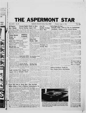 The Aspermont Star (Aspermont, Tex.), Vol. 68, No. 49, Ed. 1  Thursday, August 4, 1966